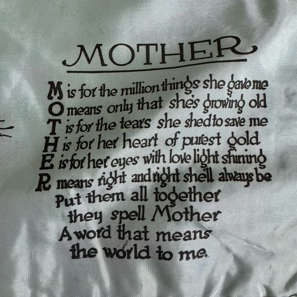 CMTC 1921-1940 Citizens Military Training Camp MOTHER satin souvenir pillow case